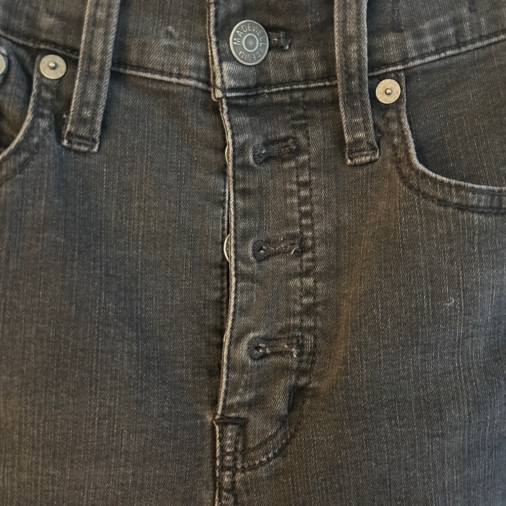 Madewell Black Button-Fly Jeans